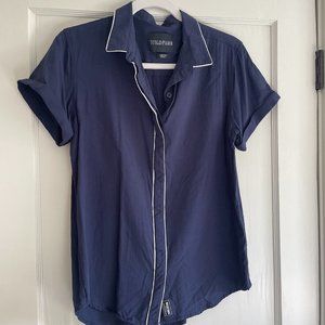 WILDFANG "Empower Piped Button Up" Blouse/Shirt - LIKE NEW Size Small